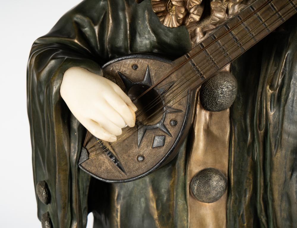 Artwork by Henry Gazan, : Pierrot, Made of bronze