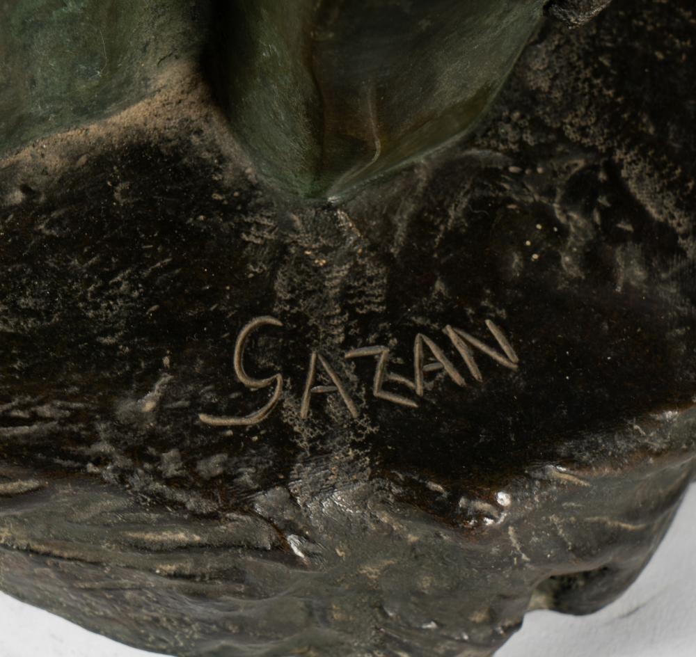 Artwork by Henry Gazan, : Pierrot, Made of bronze