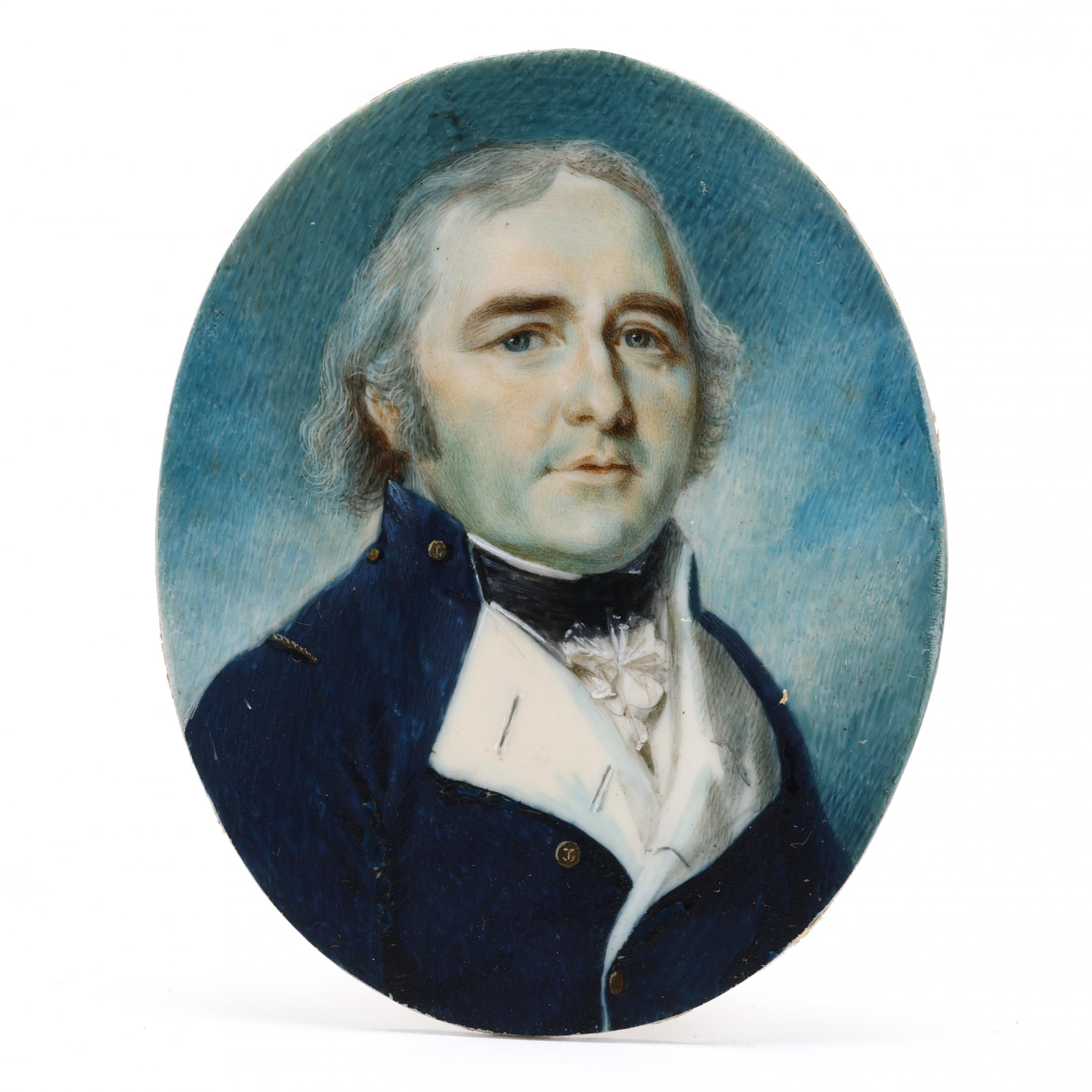 William Patten Portrait of A British Naval Captain MutualArt