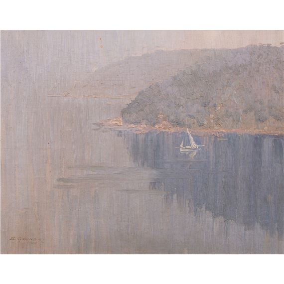 Evening on the Harbour 1920 by Elioth Gruner, 1920