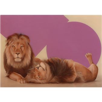 Two Lions - Sam Leach