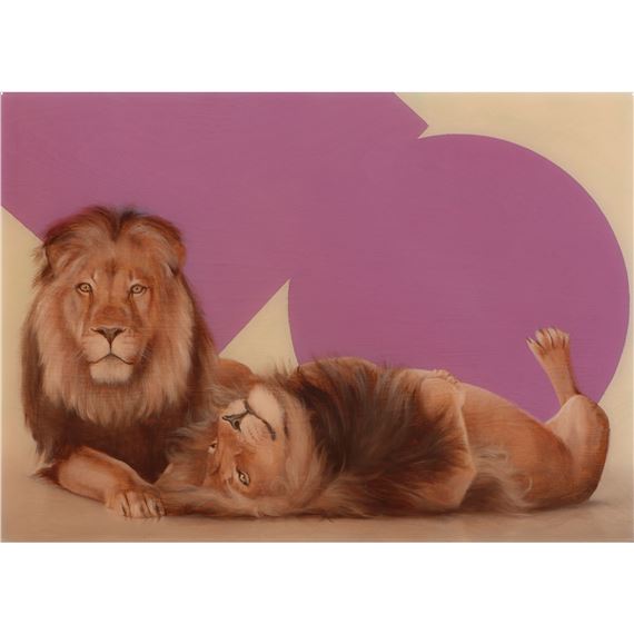 Two Lions - Sam Leach