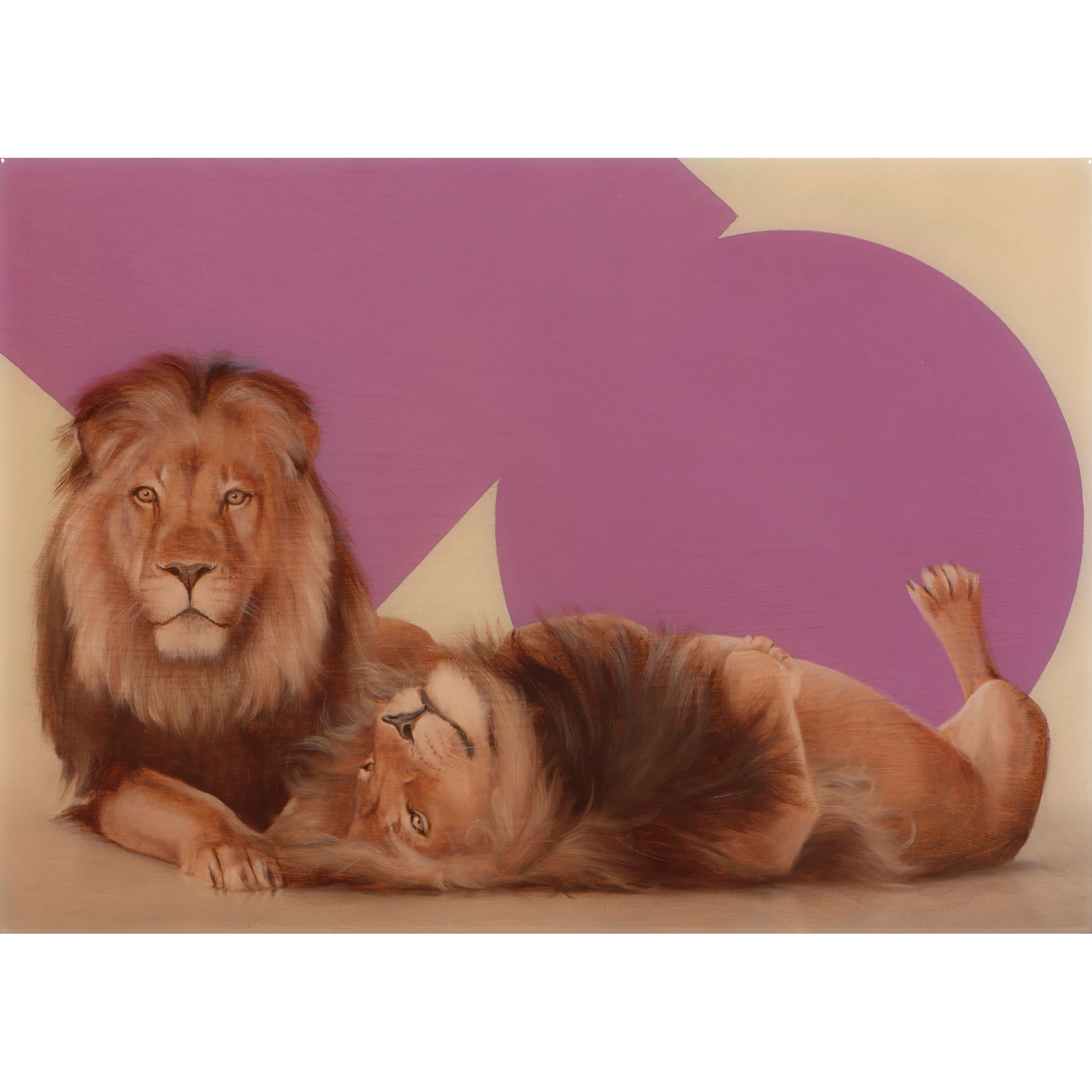 Two Lions - Sam Leach