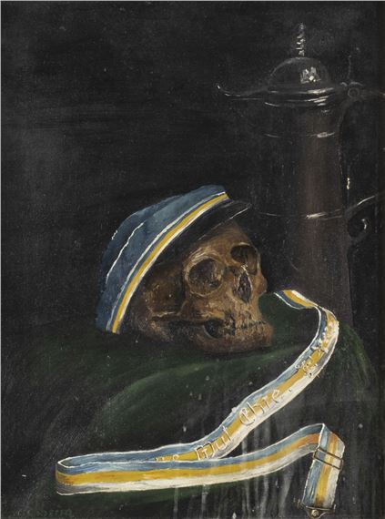 STILL LIFE WITH SKULL by Lothar-Günther Buchheim
