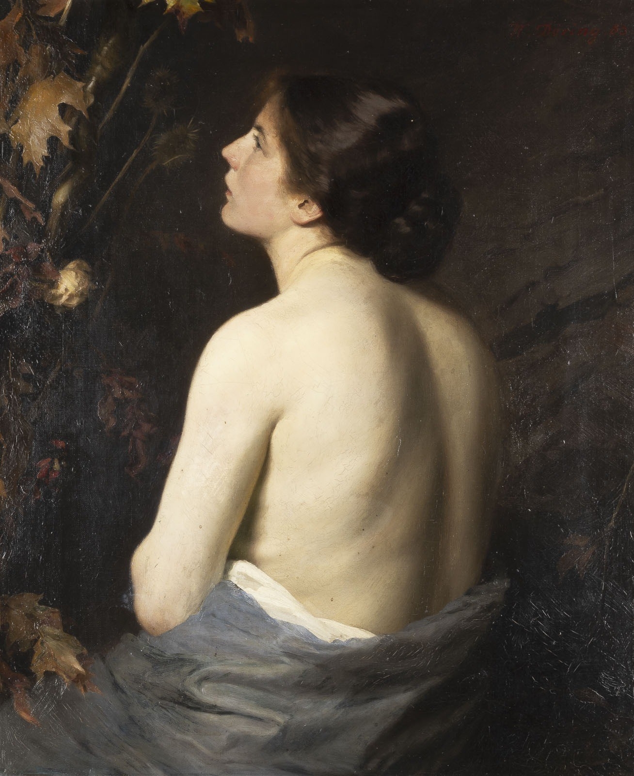 Willi Döring | NUDE FROM THE BACK (1883) | MutualArt