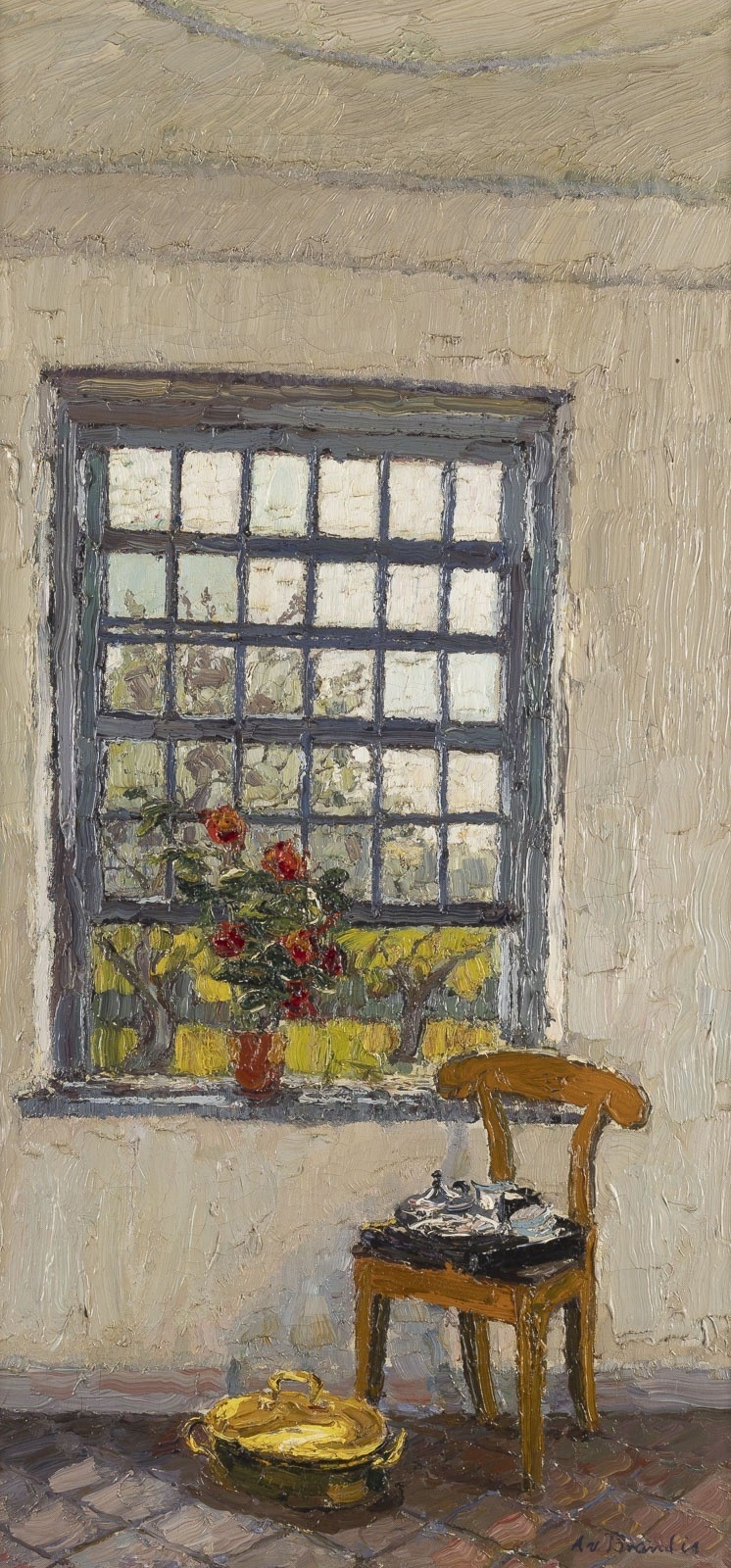 INTERIOR WITH WINDOW - August von Brandis