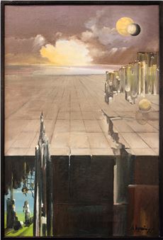 Birth of the Moon - Leonid Vasilievich Myachin