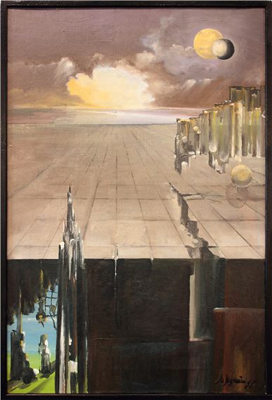 Birth of the Moon - Leonid Vasilievich Myachin