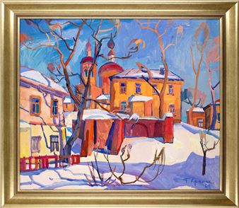 In old Moscow - Georgy Vasilyevich Khrapak