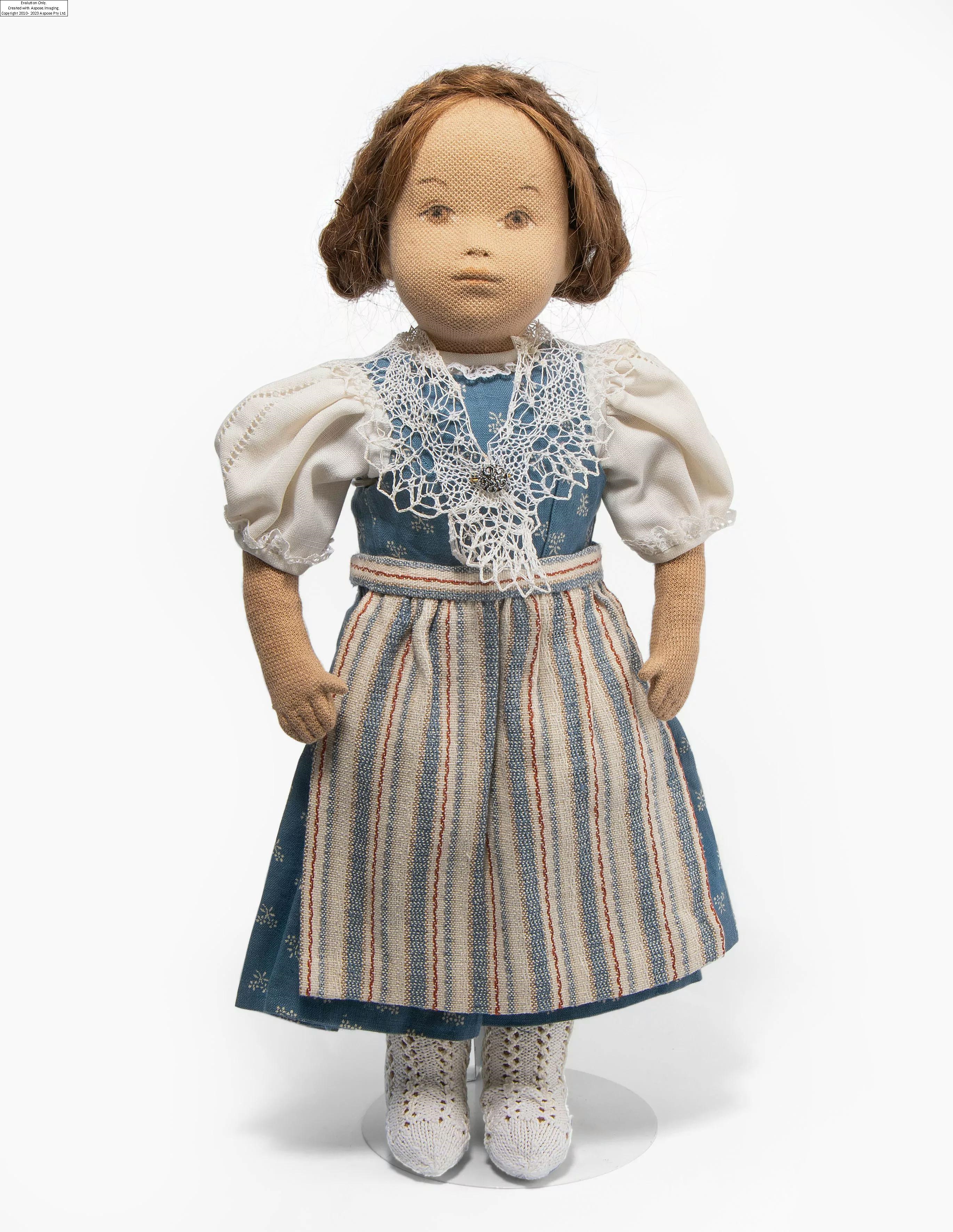 Sasha Morgenthaler (1893–1975) und Atelier, frühe Puppe by Sasha Morgenthaler, circa 1940