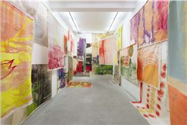 Vivian Suter “Tintin Nina Disco” at kaufmann repetto, Milan