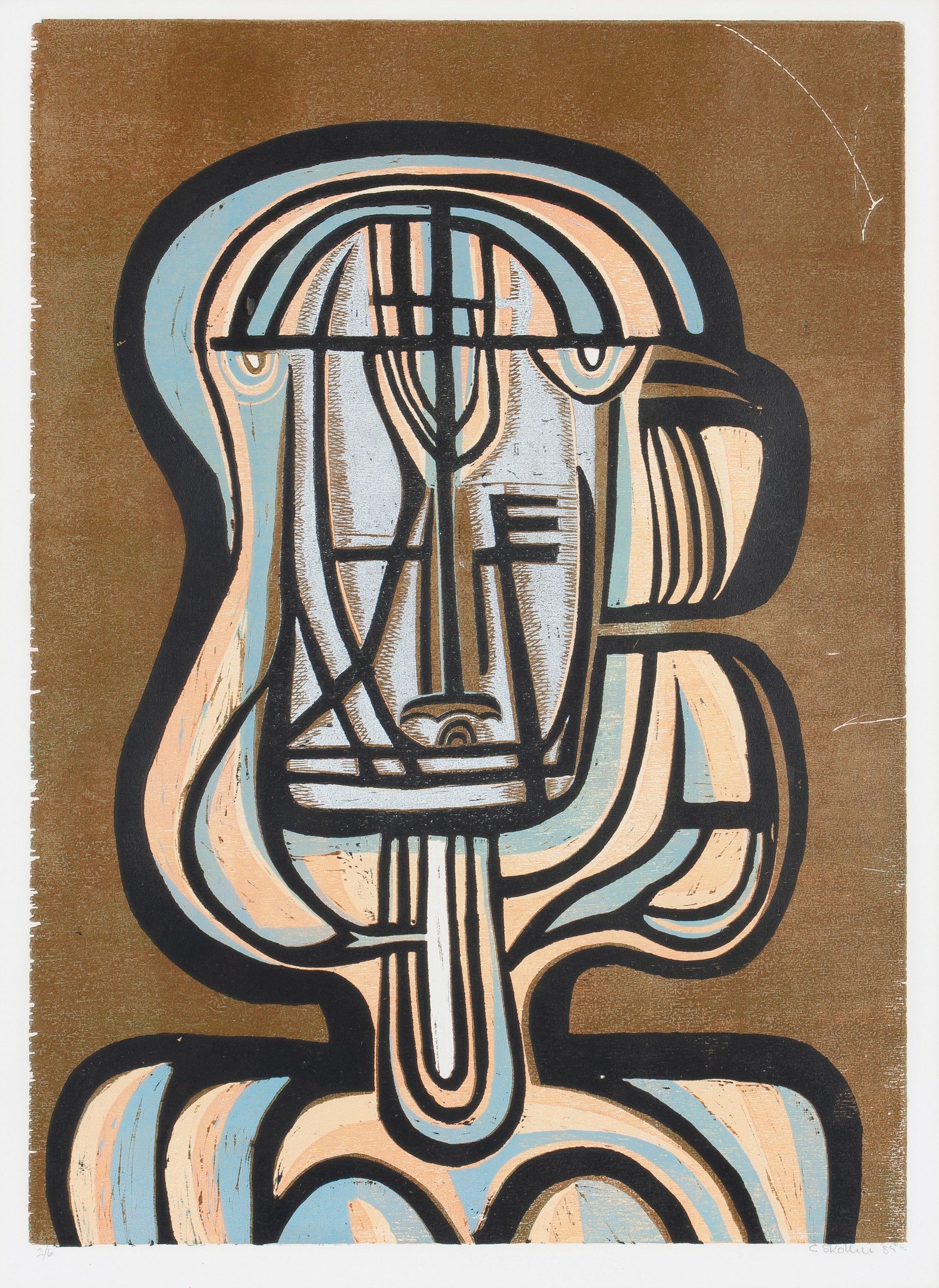 ABSTRACT PORTRAIT by Cecil Skotnes, 1985