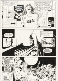 Artwork by Mark Buckingham, Secret Origins #36 Poison Ivy Story Page 8 Original Art (DC, 1989), Made of graphite