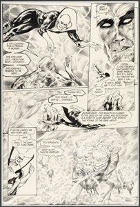 Swamp Thing Annual #2 Story Page 9 Deadman Original Art (DC, 1985) - Steve Bissette