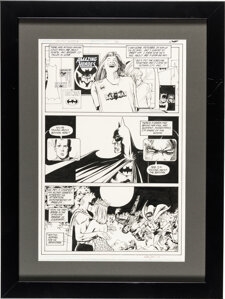 Artwork by Mark Buckingham, Secret Origins #36 Poison Ivy Story Page 8 Original Art (DC, 1989), Made of graphite