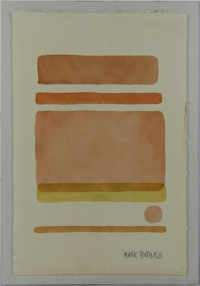 Mark Rothko abstract lithograph by Mark Rothko