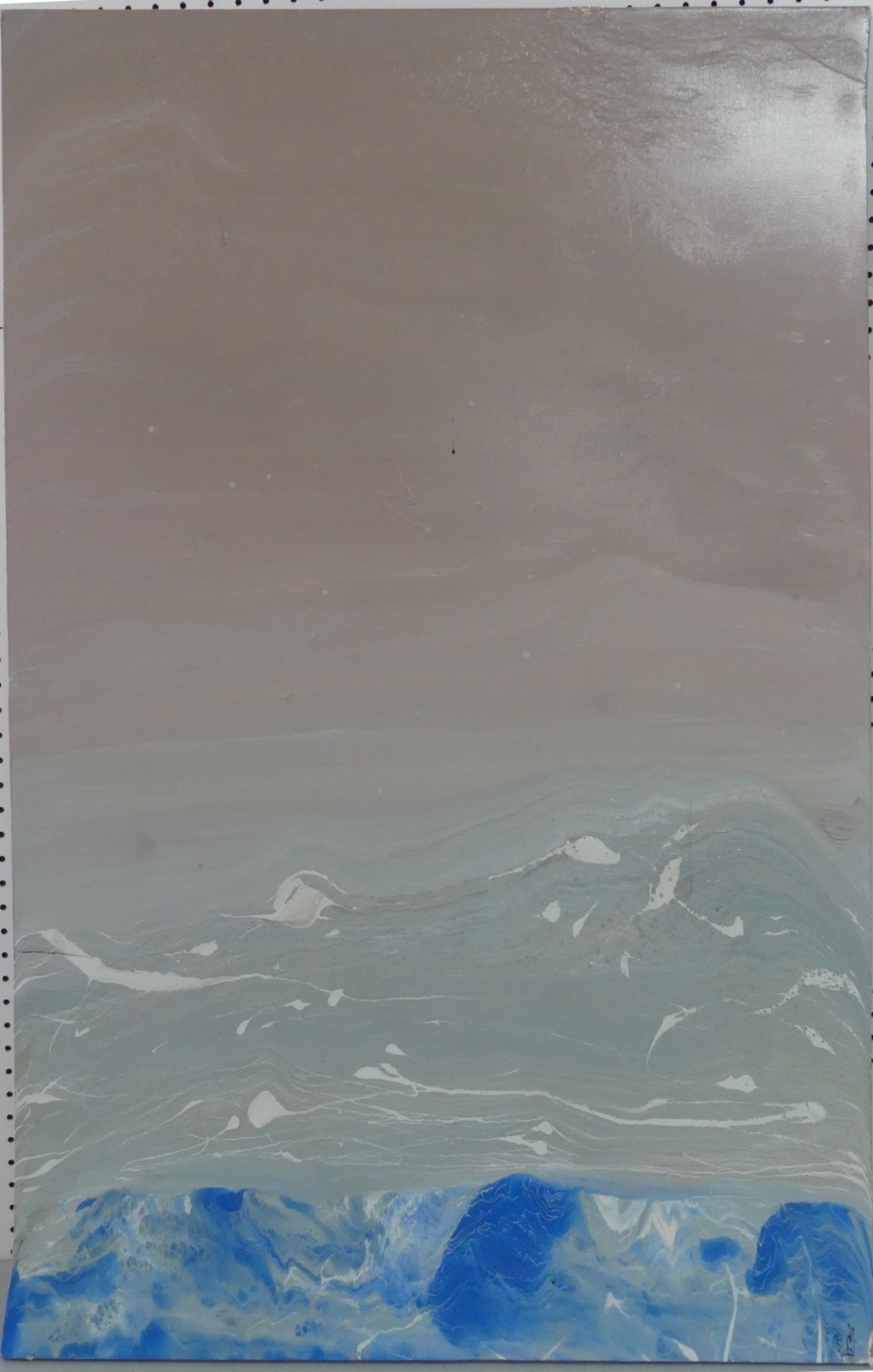 Artwork by Dennis Akervik Coelho, acrylic painting on canvas depicting a seascape, Made of ACRYLIC PAINTING ON CANVAS