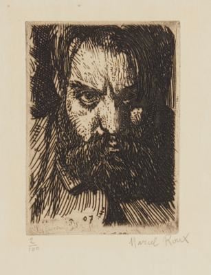 Marcel Roux | Selbstbildnis (1907) | MutualArt