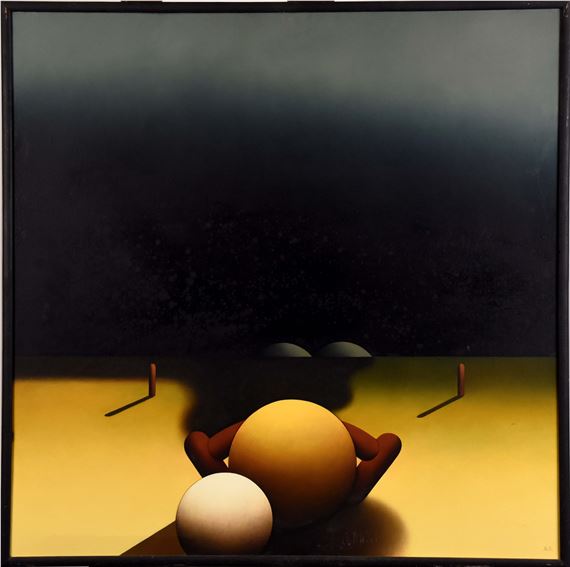 Composition aux sphères by Dimitar Mitchy Buyuklijski, 1988