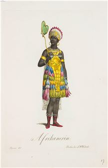 Sturmer (Johann Heinrich) [Sammlung von National-Trachten und andern zu Charakter-Masken passenden Kostümen], Berlin , L.W.Wittich, 1821 - Johann Heinrich Stürmer