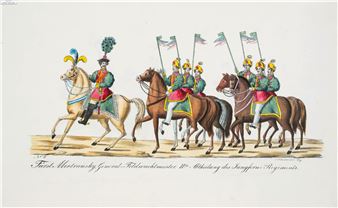 Lachmuller (John Baptist)] Die grosse öffentliche Maskerade zu Pferde und zu Wagen in Bamberg am Fastnachts-Montage 1837, first edition, Bamberg, J.B. Lachmüller, [n.d. but 1837 - Johann Baptist Lachmüller