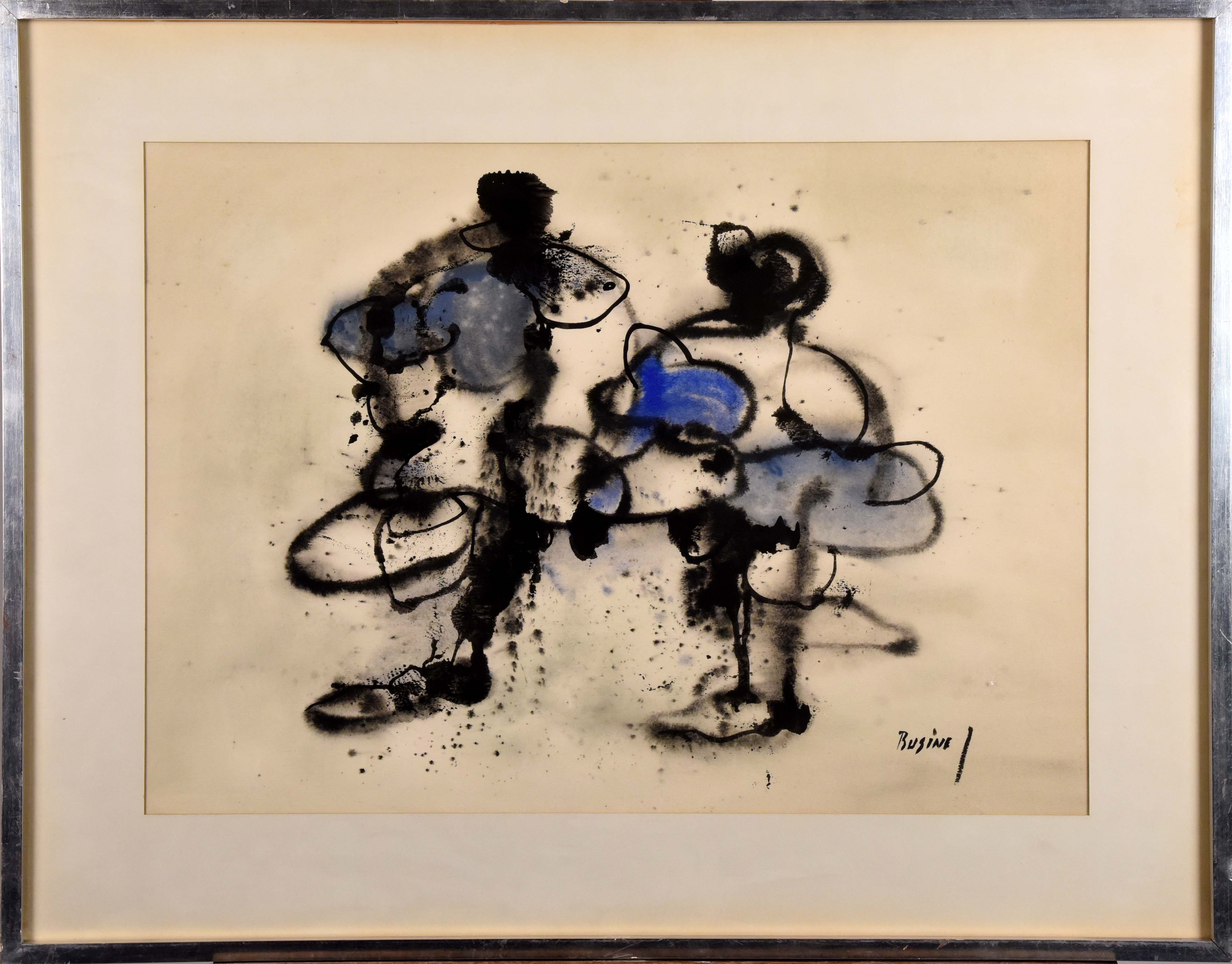 Artwork by Zéphir Busine, Composition, Made of watercolor