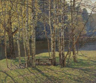 Morning in May - Yuri Petrovich Sanin