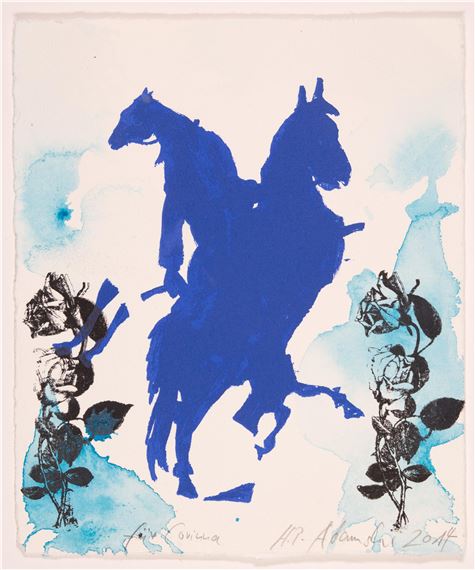 Sich selbst reitende Pferde 2014 by Hans Peter Adamski, 2014