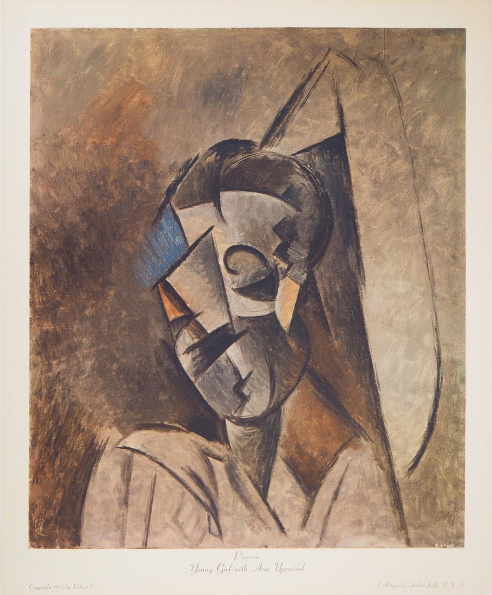 PABLO PICASSO - JEUNE FILLE AU BRAS LEVÉ by Pablo Picasso, 1953