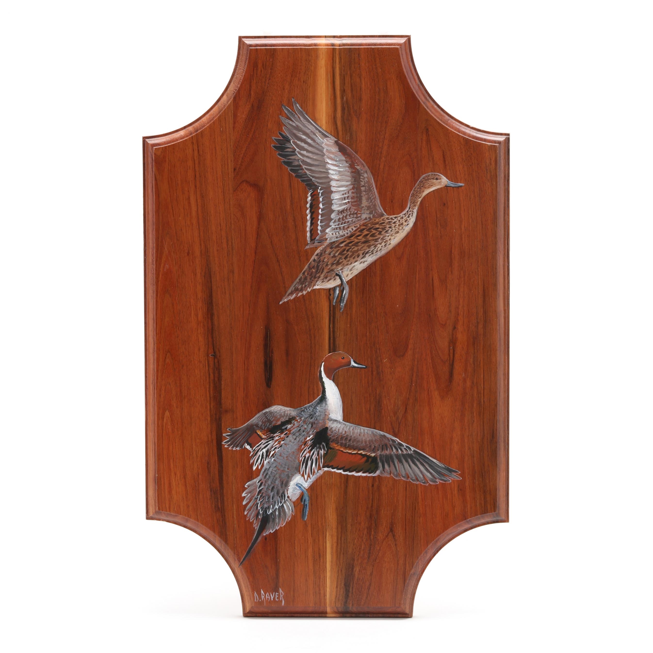 Duane Raver Jr. | Pintails in Flight Plaque (1979) | MutualArt