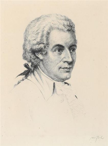 Portrait of Wolfgang Amadeus Mozart - Waldemar Pech