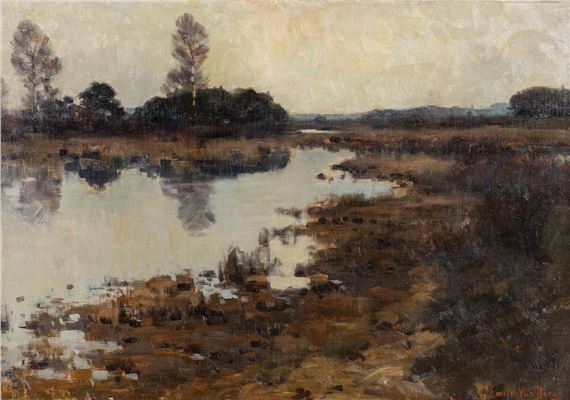 Vue du pont by Émile Van Doren, 1953