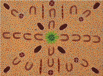 Bush Plum Dreaming - Gracie Price Pitjara