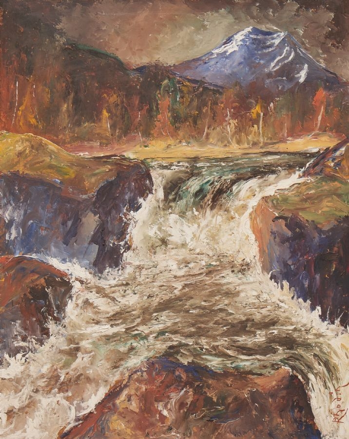 Alessandro Rhodin | Mountain scenery | MutualArt