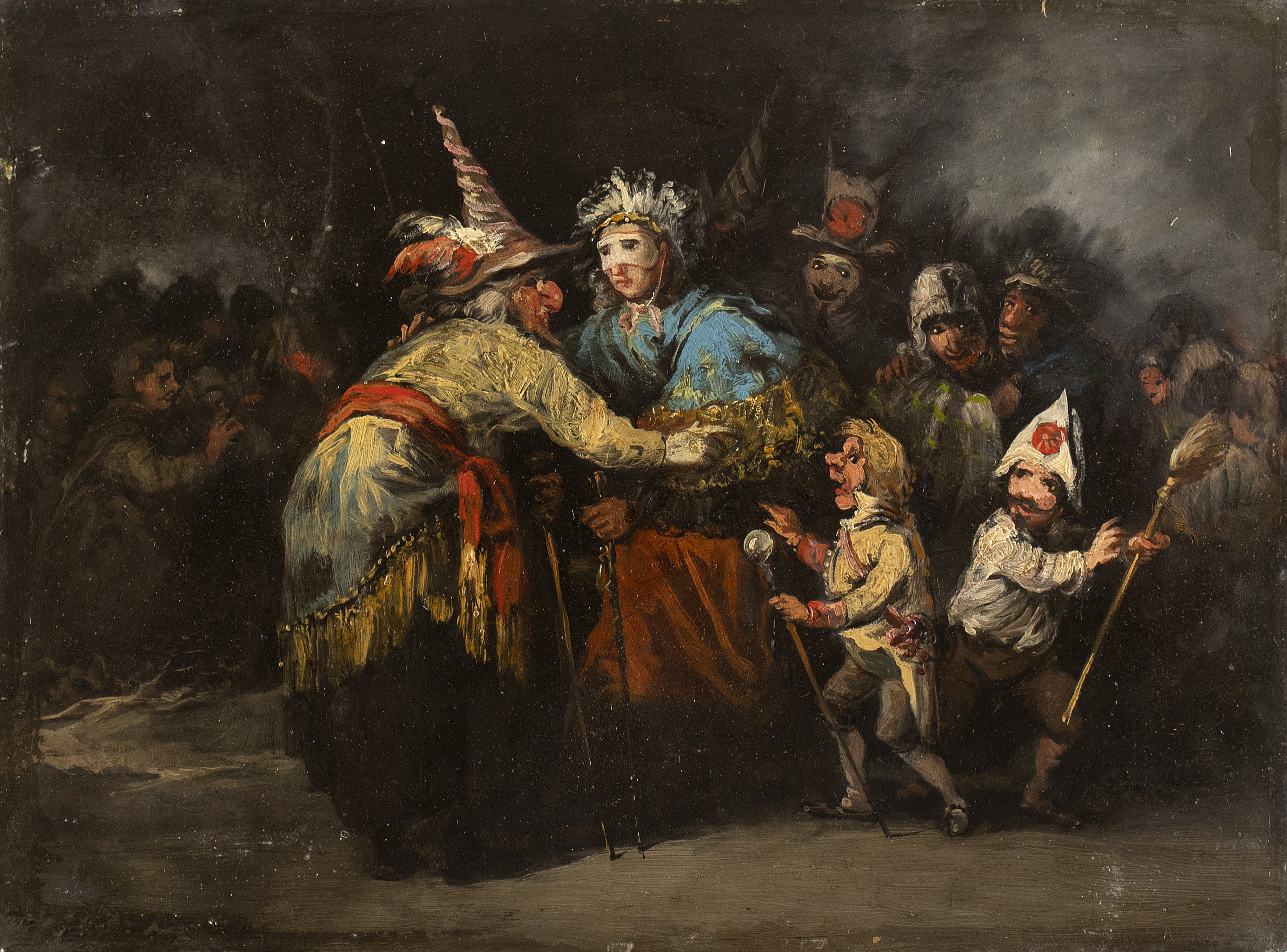 La Mascarada - Eugenio Lucas y Velázquez