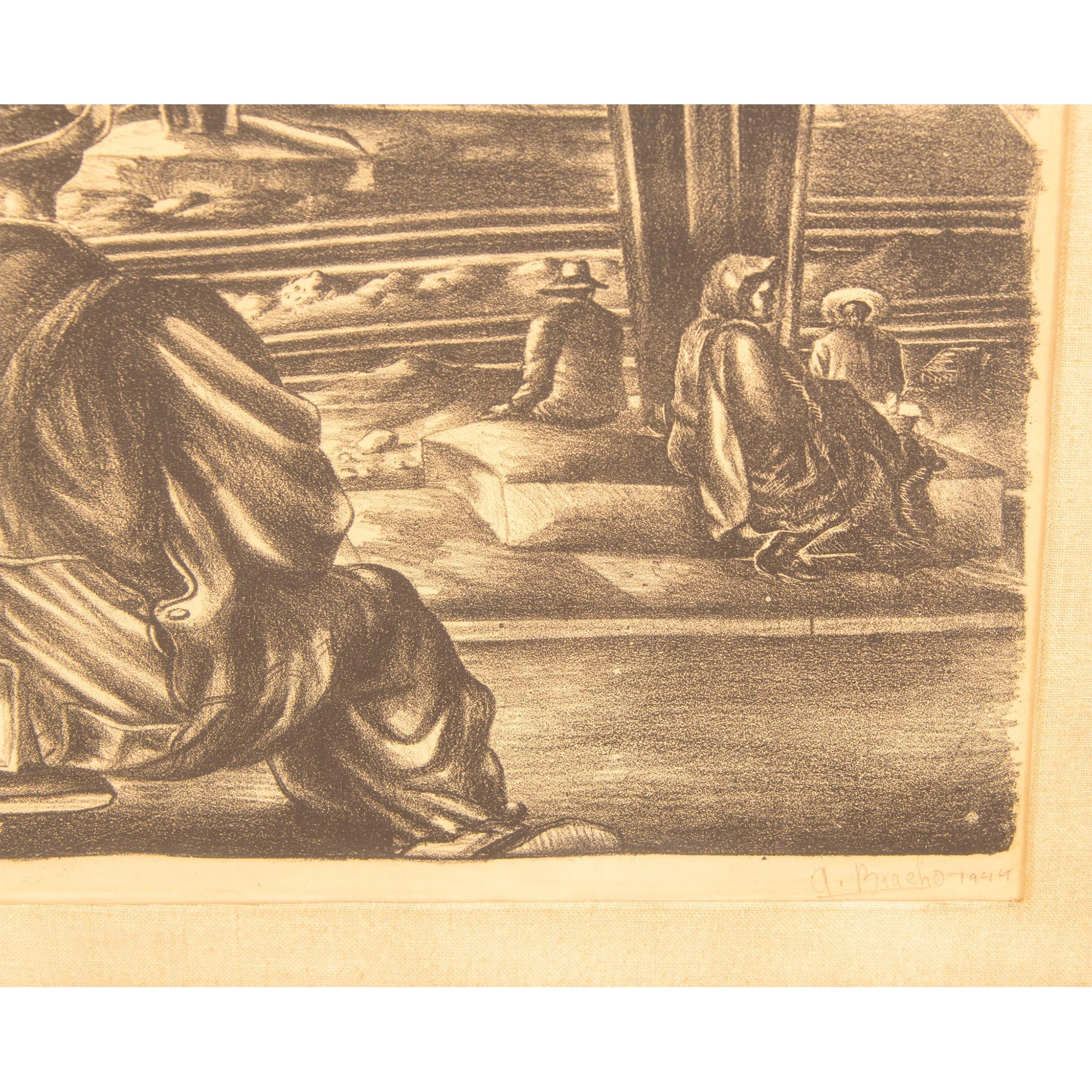 Ángel Bracho | Angel Bracho, Original Lithograph on Paper, Signed (1944 ...