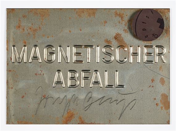 Magnetischer Abfall by Joseph Beuys, 1975