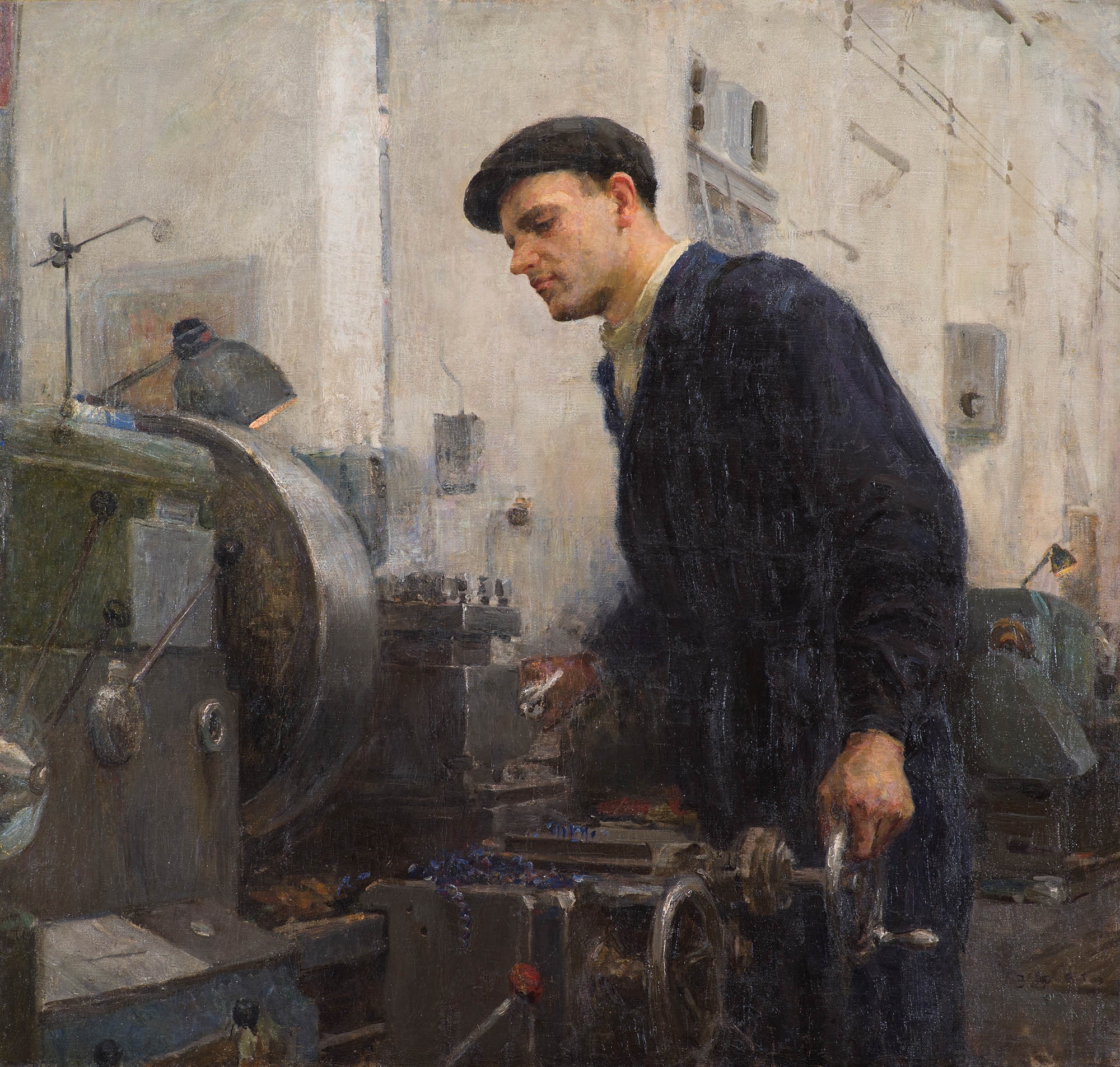 Artwork by George Evardovich Satel, Turner, Made of Oil on canvas