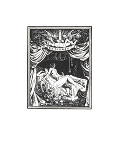 Erotic ex-libris for Alexei Sidorov by Pavel Aleksandrovich Shillingovskiy, 1923