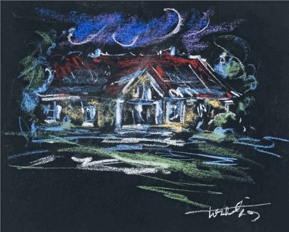 Wiktor Zin | Untitled (Manor House)th century (20th Century) | MutualArt