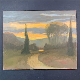 Richard Stipl, Untitled, Original Landscape on Canvas - Richard Stipl