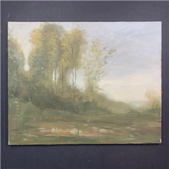 Richard Stipl, Untitled, Original Landscape on Canvas - Richard Stipl