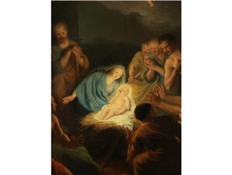 ANBETUNG DER HIRTEN - Henri-Antoine de Favanne