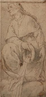 Allegory of water Pen and brown ink - Lorenzo Garbieri