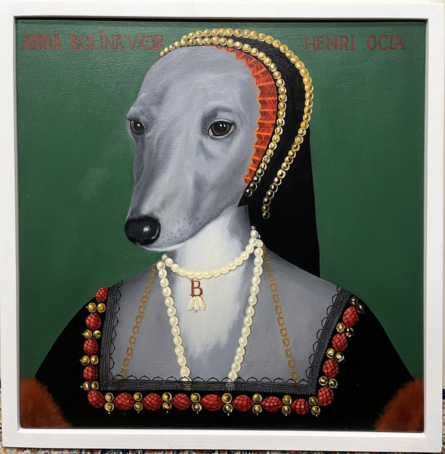 Artwork by Paula Zimmerman, Anna Bolina, Made of oil on canvas