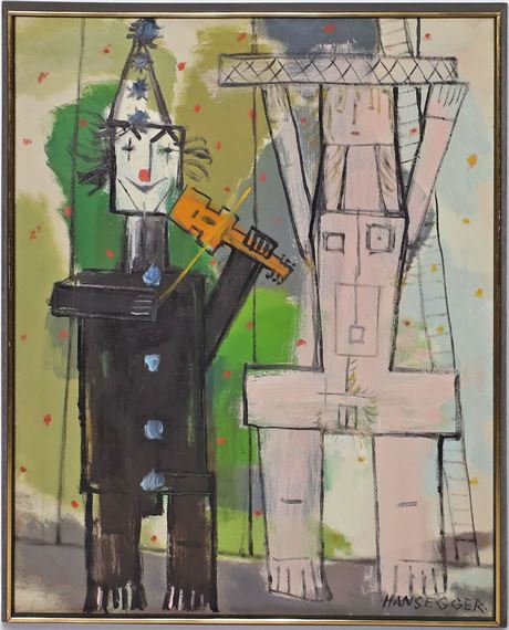 "Cirkuslife" by John Hansegger, 1960