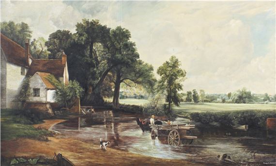 Hay Wain by John Constable, Stanley Mitchell, 20th century