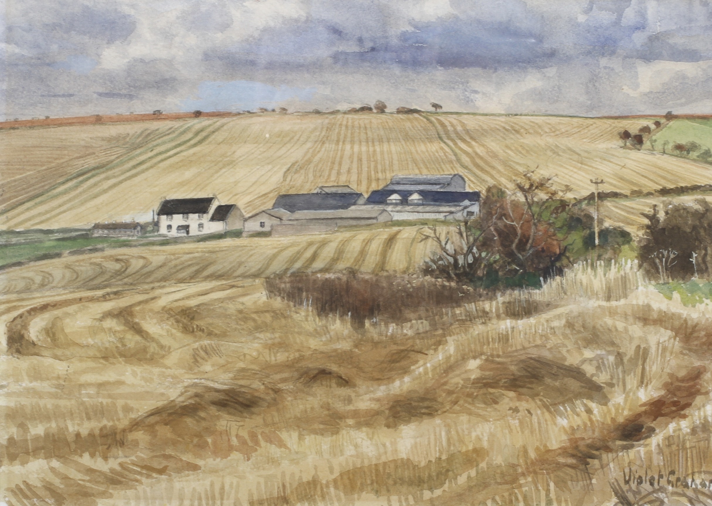 Violet Graham | a pair of watercolours (20th Century) | MutualArt