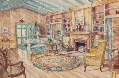 Interior Livingroom - Walter Gay