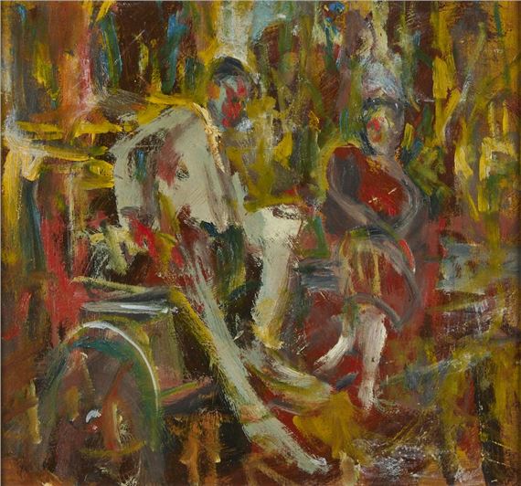 untitled (Man in Wheelchair by Peter Reid